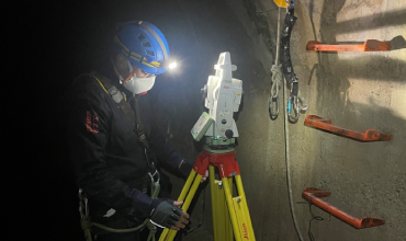 Levantamento topográfico de túneis e gerenciamento de nuvem de pontos de scanner a laser em Barcelona, Espanha