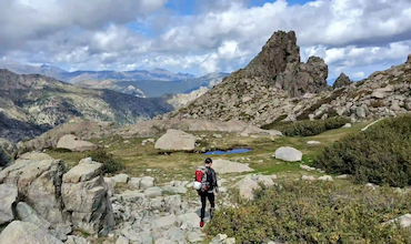 Identificación de Cumbres con LiDAR en Córcega, Francia