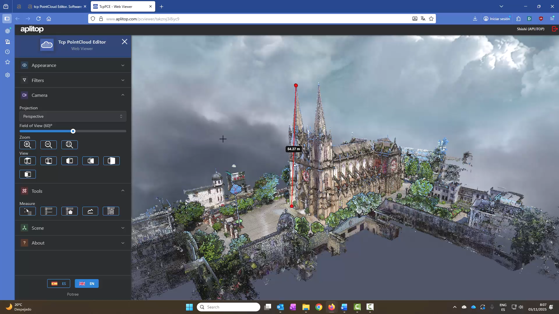 Digital twin of Shengxin Cathedral