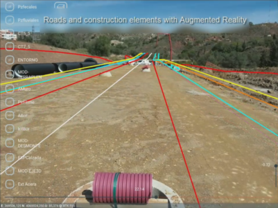 Augmented Reality applied to surveying projects